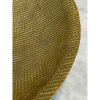 Large Brass Footed Bowl