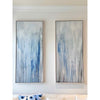 PAIR of 'Hidden History' 2014 Paintings in White Frames by Mary Nelson Sinclair
