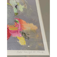Radiant, White Wood Frame