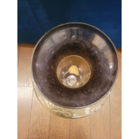 Vintage Etched Mercury Glass Vase