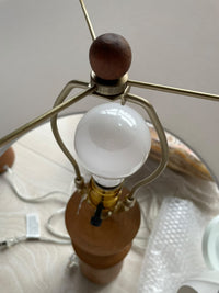Pair of Wooden Table Lamps