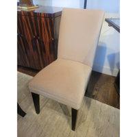 SET of 10 Tan Mohair High Back Dining Chairs by MG&BW - colletteconsignment.com