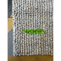 5' x 8' Chunky Knotted Gray Wool Rug #63 - colletteconsignment.com