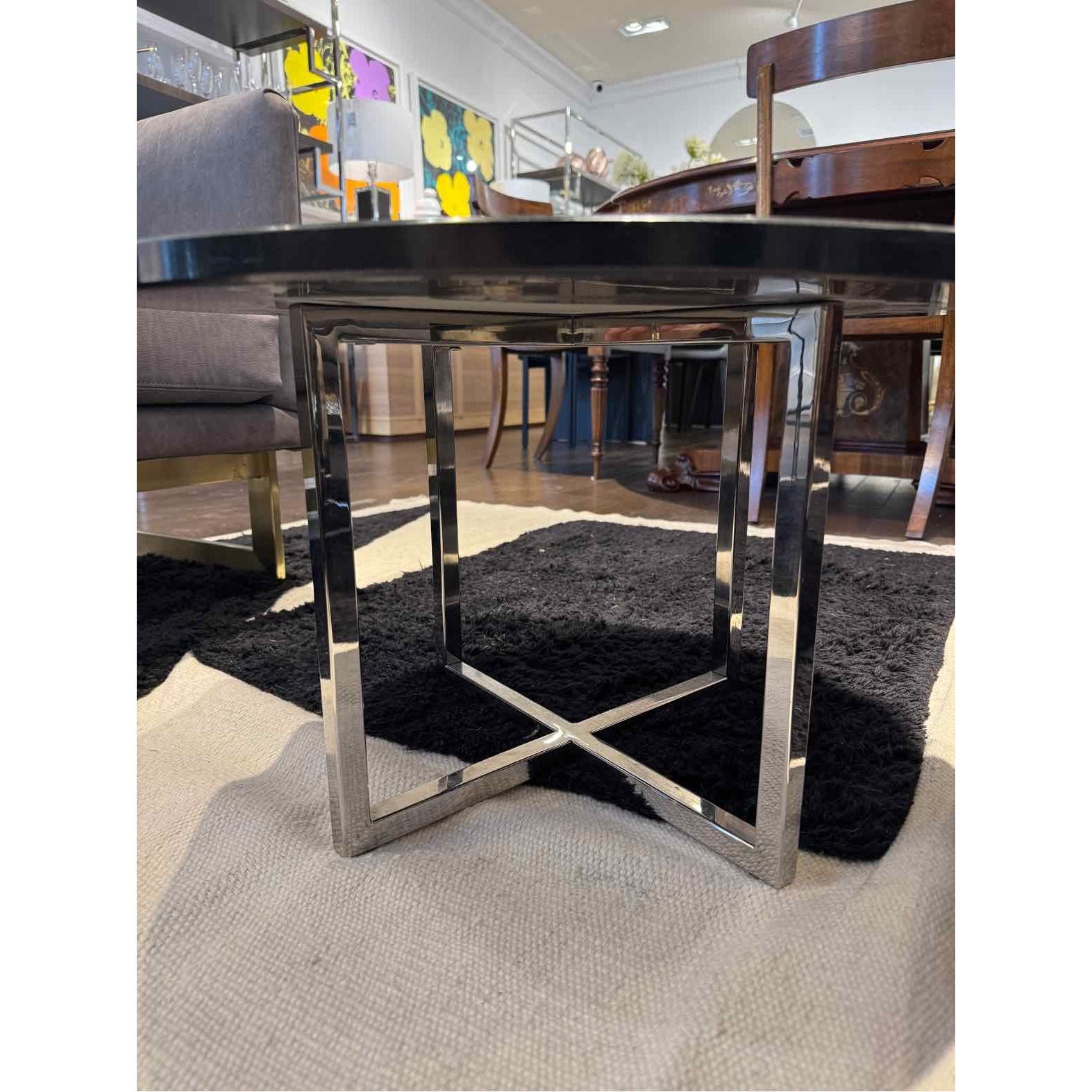 2-ft Round Granite Coffee Table by Fendi Casa