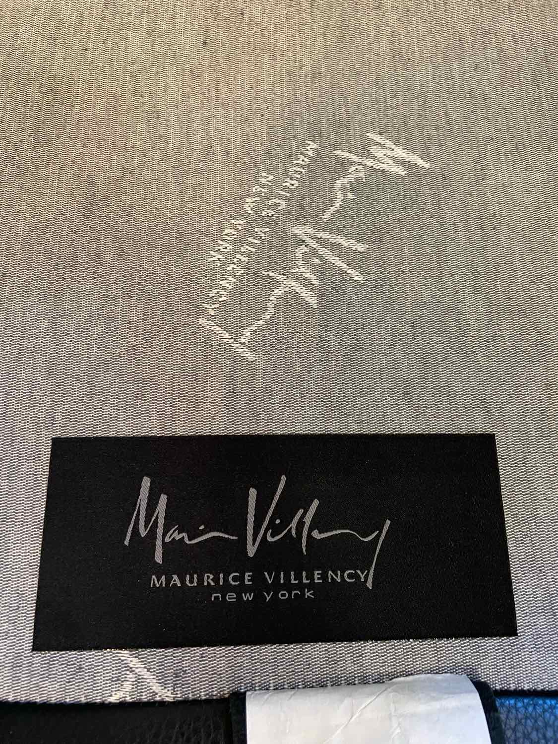 Black Leather Club Chair by Maurice Villency (AS IS)