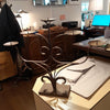Large Five Light Wrought Iron Candelabra, 34.5"Lx6"DX26"H