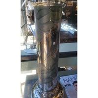 Pair of Mercury Glass Table Lamps 17"Diam x 38"H