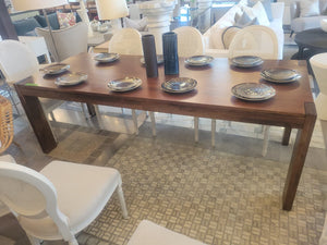 8.5-ft Wood Dining table (AS IS)