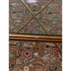 Rectangle Glass Top Coffee Table w/ Gold Leaf & Metal