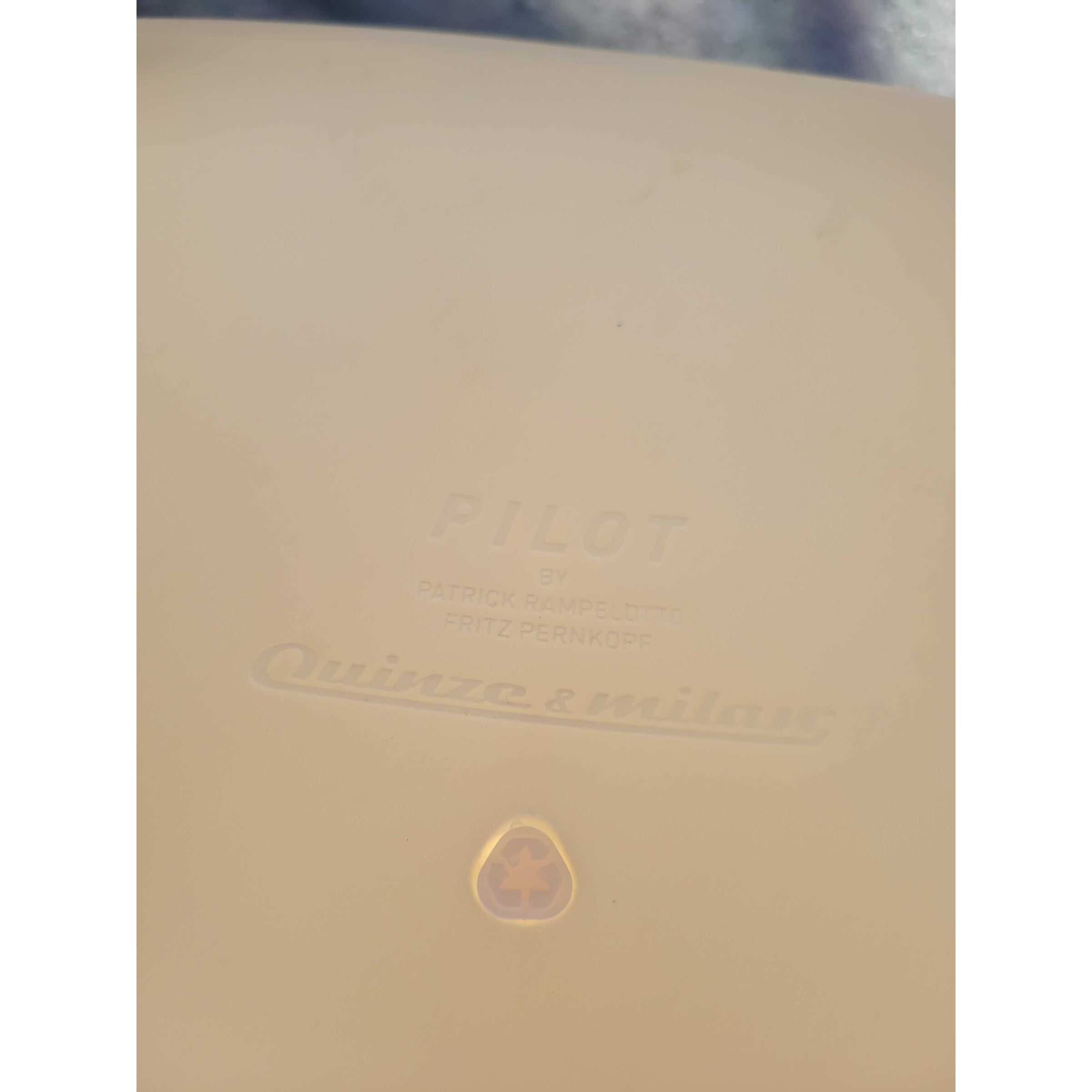 PAIR of White Pilot Counter Stools by Quinze & Milan