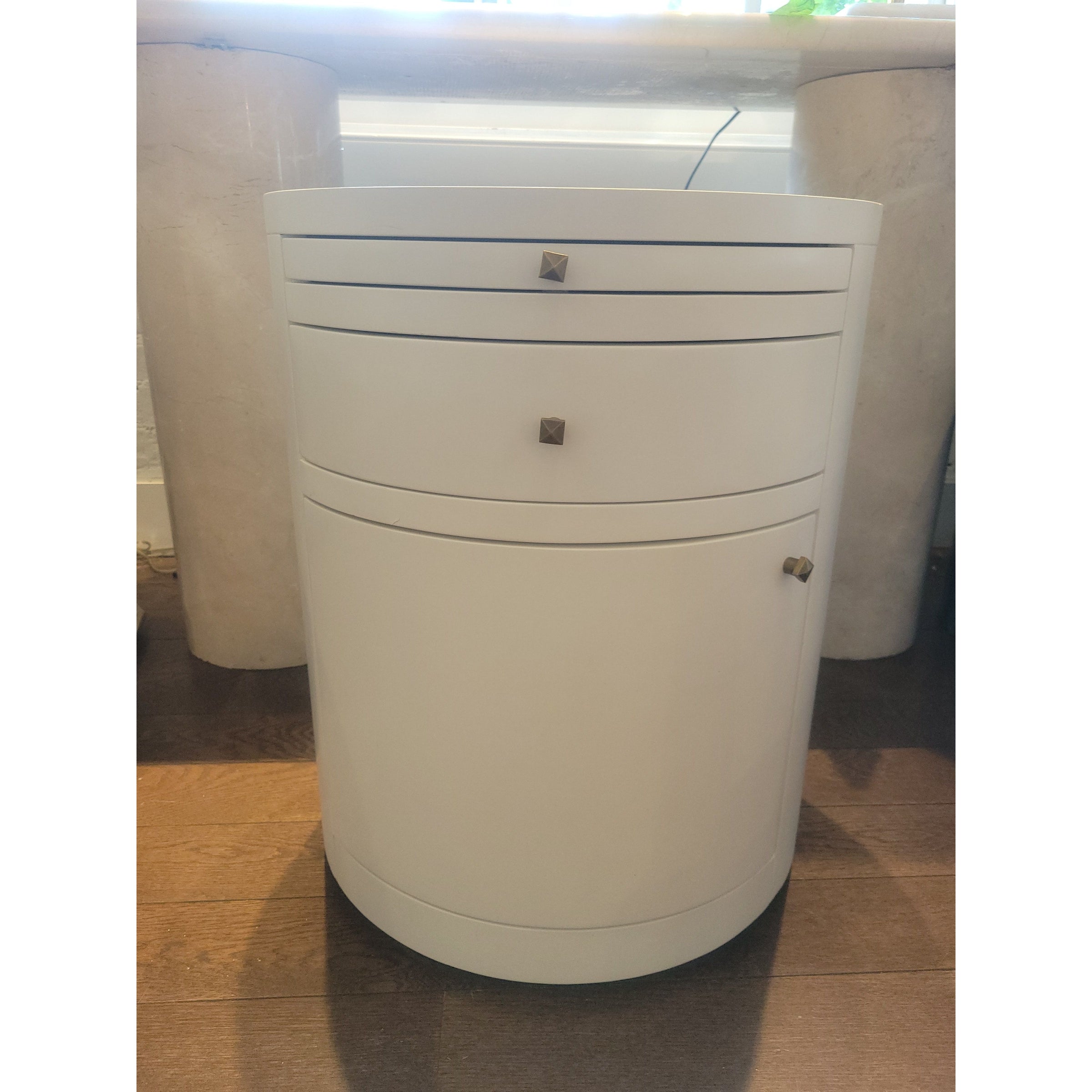 Round Pinecrest Nightstand by Serena & Lily