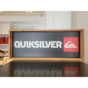Quiksilver Wall Art in Wood Box