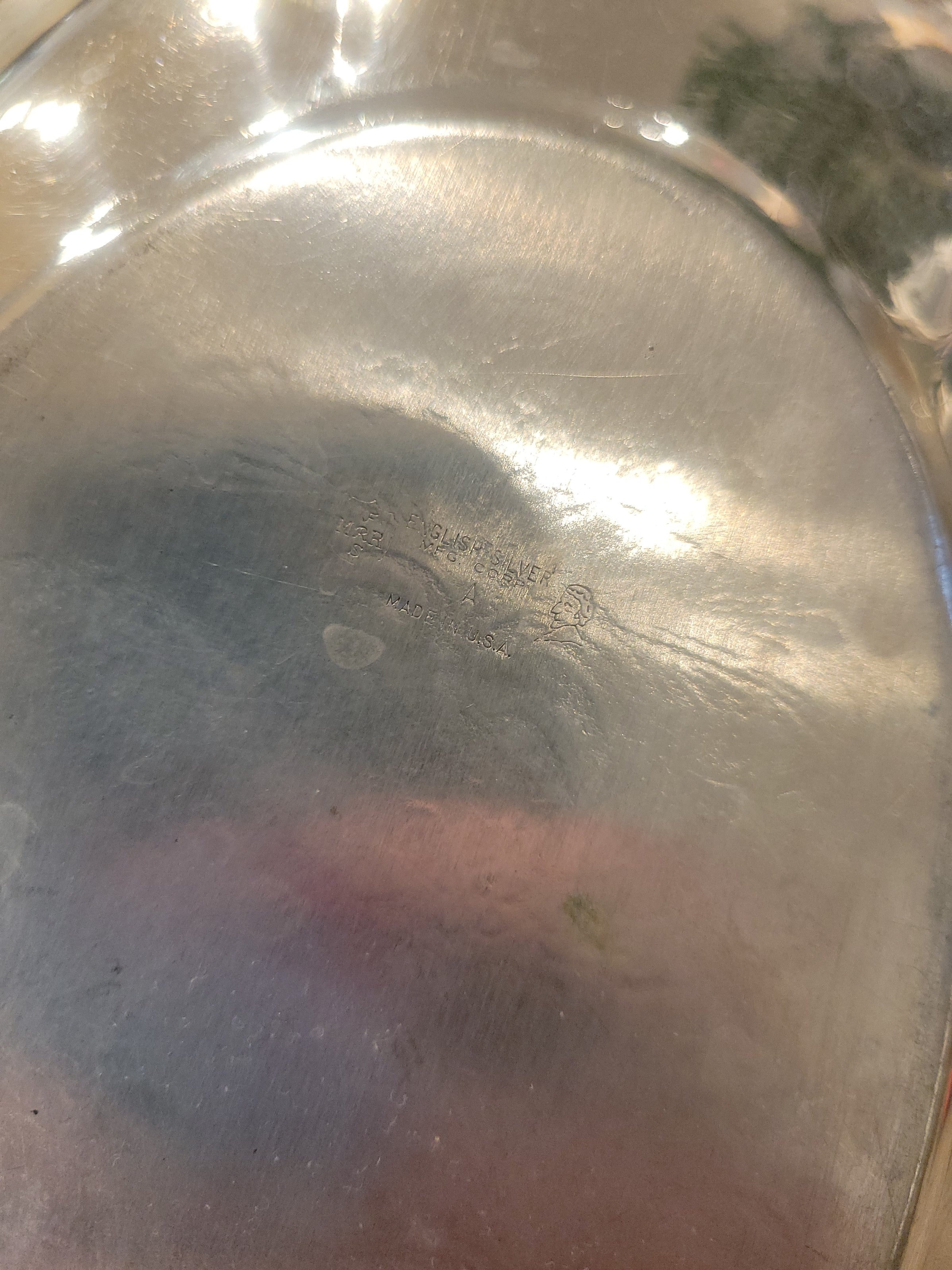 Vintage English Silver-Plated Tray