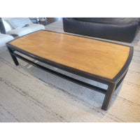 6-ft Rosewood & Oak Two-Tier Coffee Table by Edward Wormley for Dunbar - colletteconsignment.com