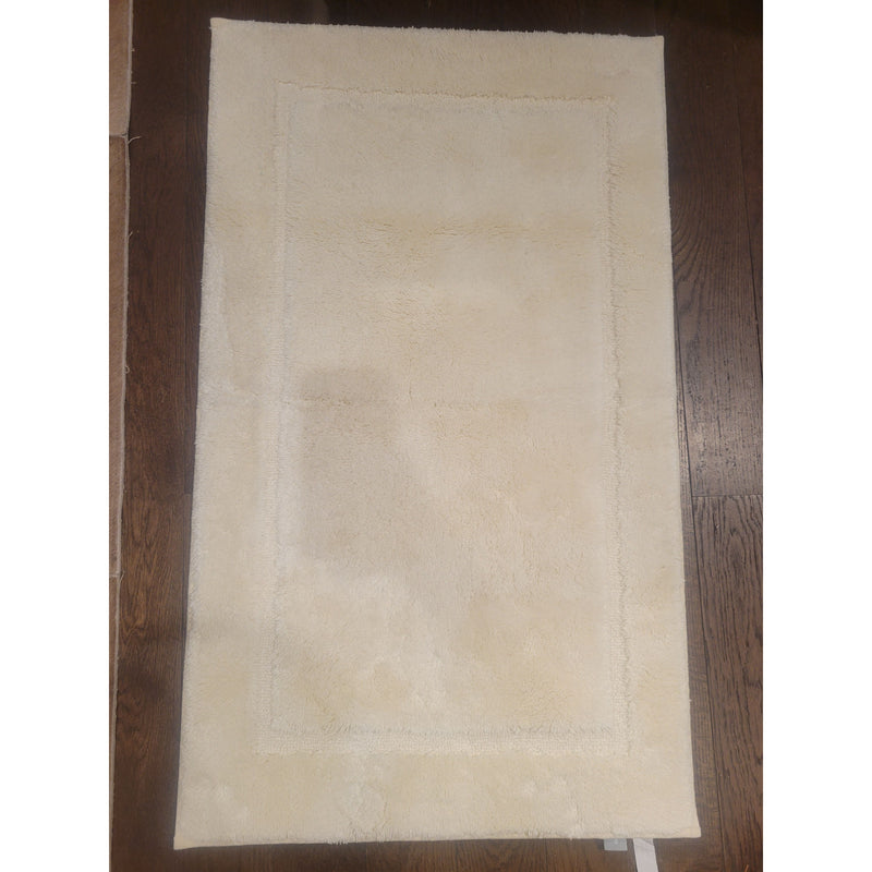 Off-White Rectangular Bath Mat - colletteconsignment.com