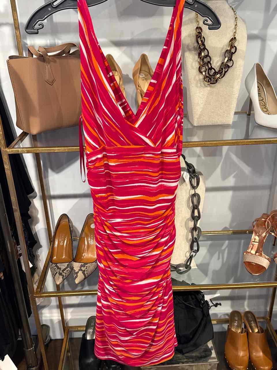 Ralph Lauren Size 6 Multi-Pink Dress