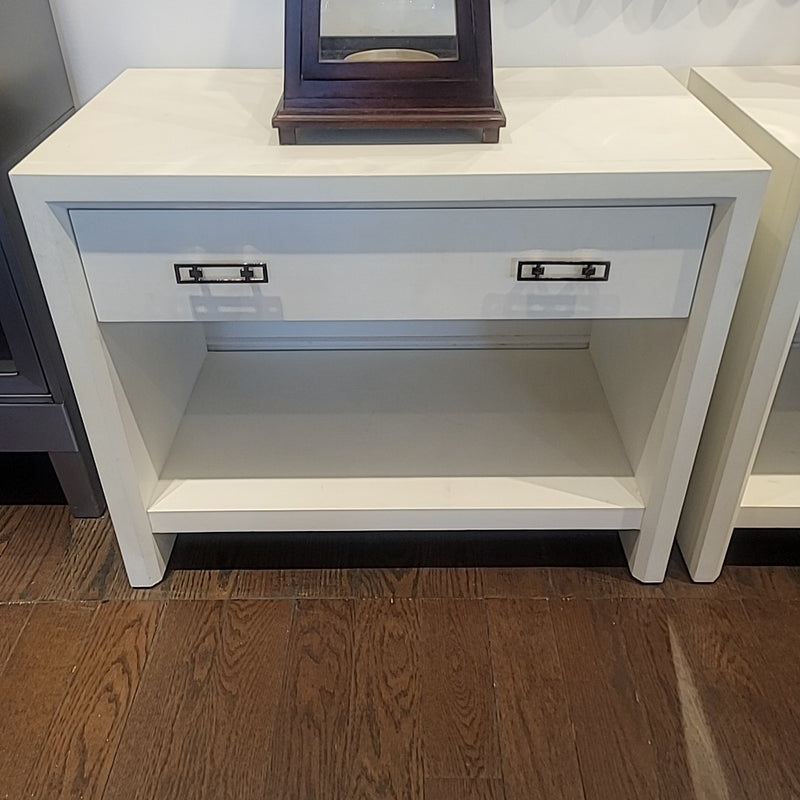 Mitchell Gold + Bob Williams Pair of White Malibu Nightstands - 34"W x 19"D x 27