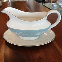 Reflection Gravy Boat w/ Lid & Tray by Royal Doulton
