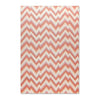 10.5x13-ft Grapefruit Chevron 'Catalyst' Wool Rug by Merida