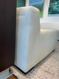10' Modena Luxe Italian Boucle Track Arm Sofa w/ Down Fill by RH (AS IS)