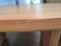 3-ft Oval Wood Side Table (AS IS)