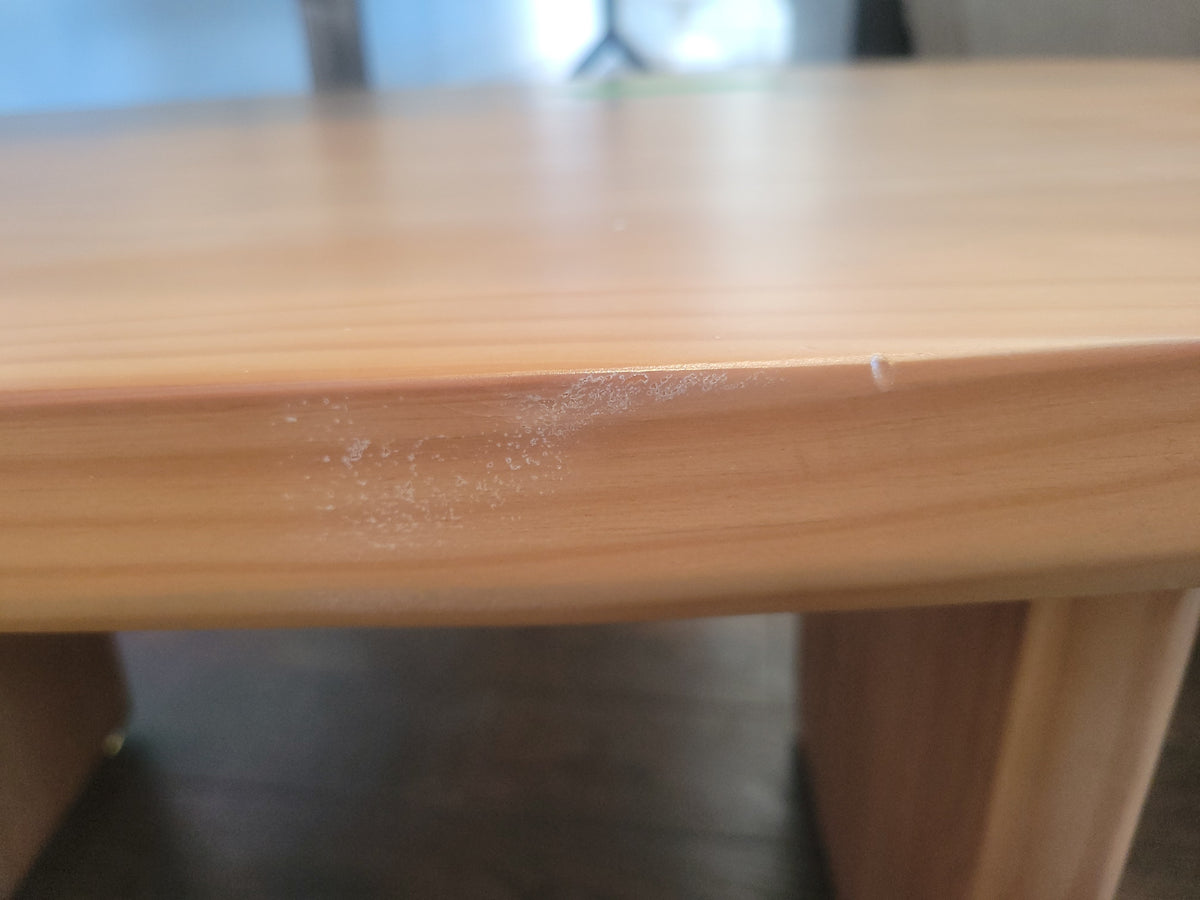 3-ft Oval Wood Side Table (AS IS)