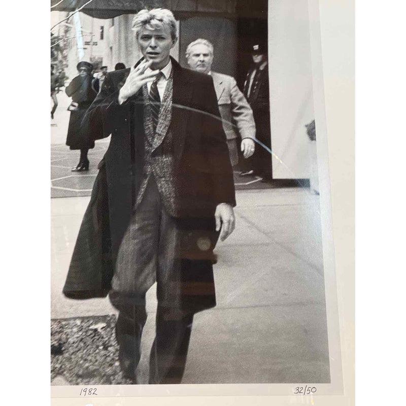 David Bowie at The Carlyle 1982 Photo by Art Zelin - Ltd. Ed. 32/50