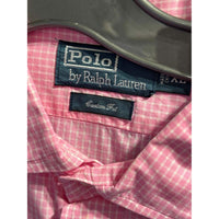 Men's Polo by Ralph Lauren Mens Size XL Red/White Shirt - colletteconsignment.com