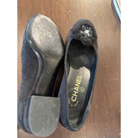 Chanel Shoe Size 5.5 Black Sandals