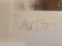 Signed L.E. Lithograph of The Rolling Stones 1994 Album 'Sticky Fingers' (AS IS)