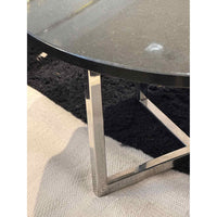 2-ft Round Granite Coffee Table by Fendi Casa