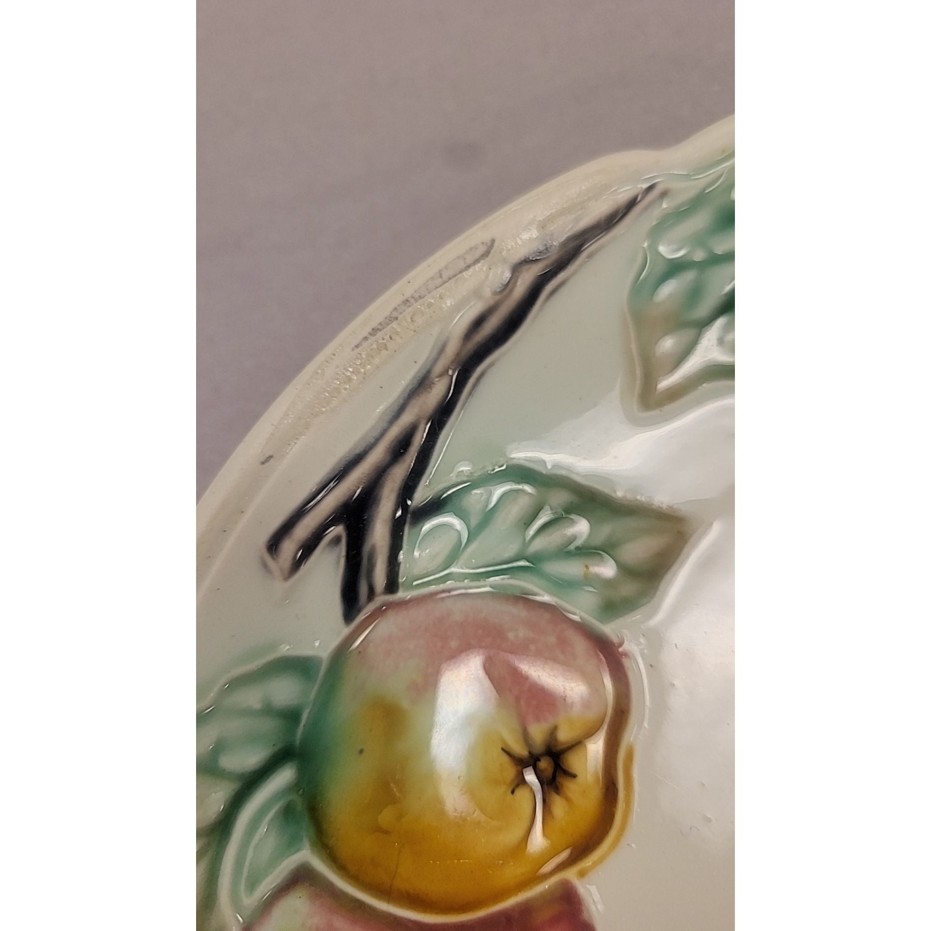 Ceramic Peaches Plate