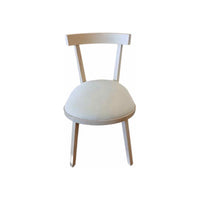 Allen Dining Chair in Nubuck Sail Fabric with Driftwood Finish