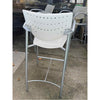 SET of 3 'Also' White Polymer Bar Stools by Keilhauer