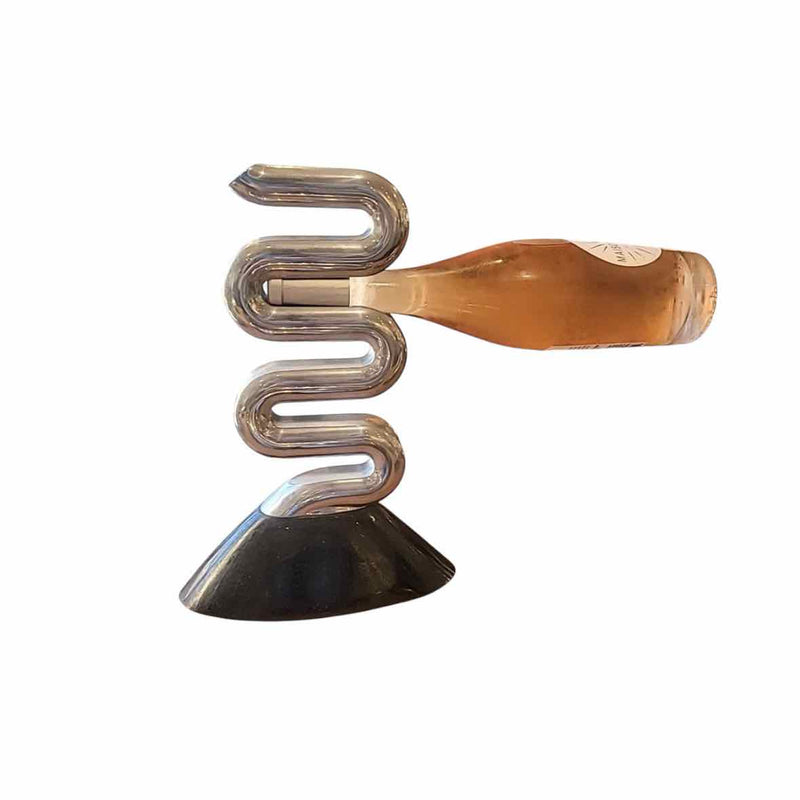 Nambre Metal Snake Wine Rack by Neil Cohen