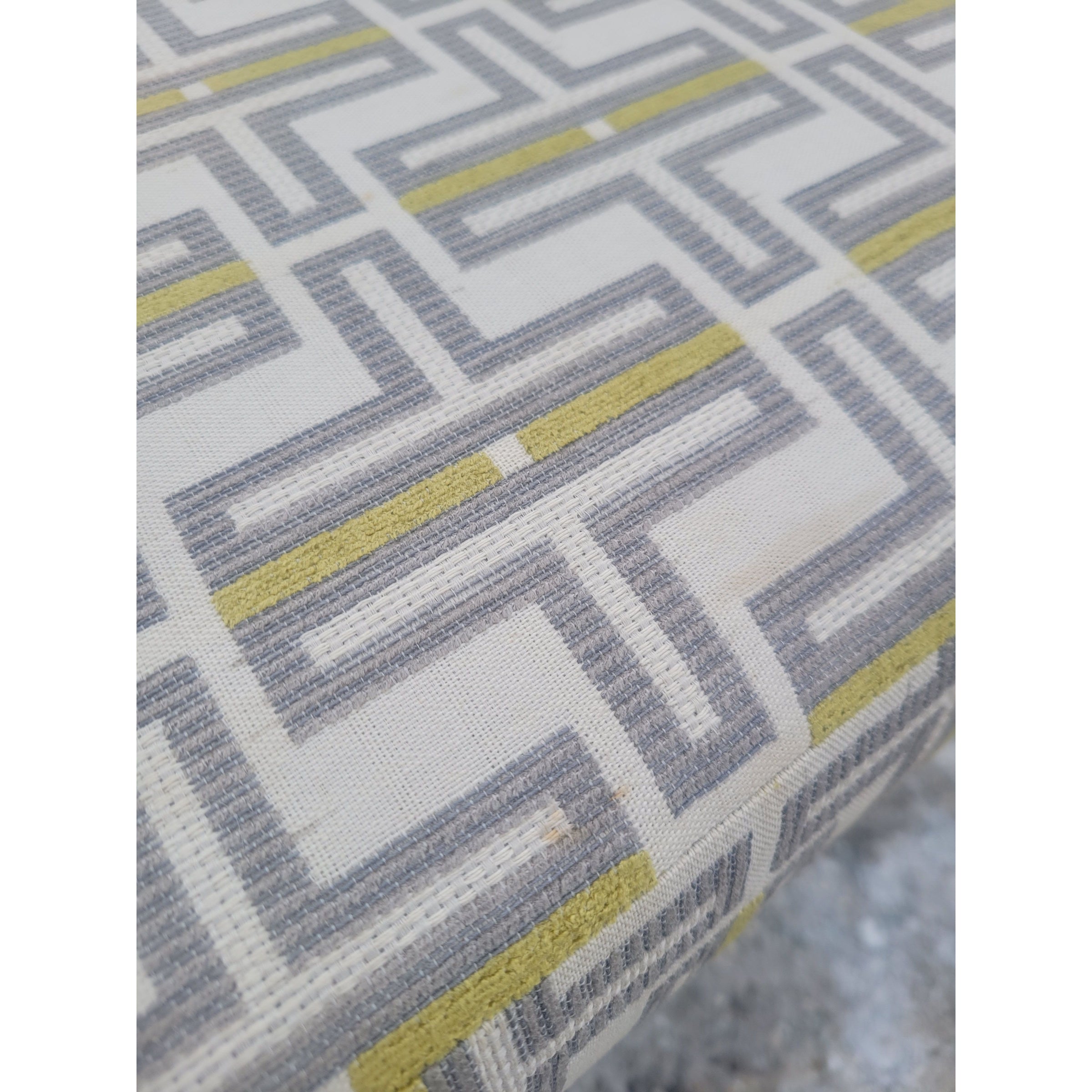 SET of 4 'Remy' Upholstered Dining Chairs on Pewter Legs by MG&BW (AS IS)