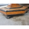 4-ft Octagonal Burlwood Inlay Entry Table