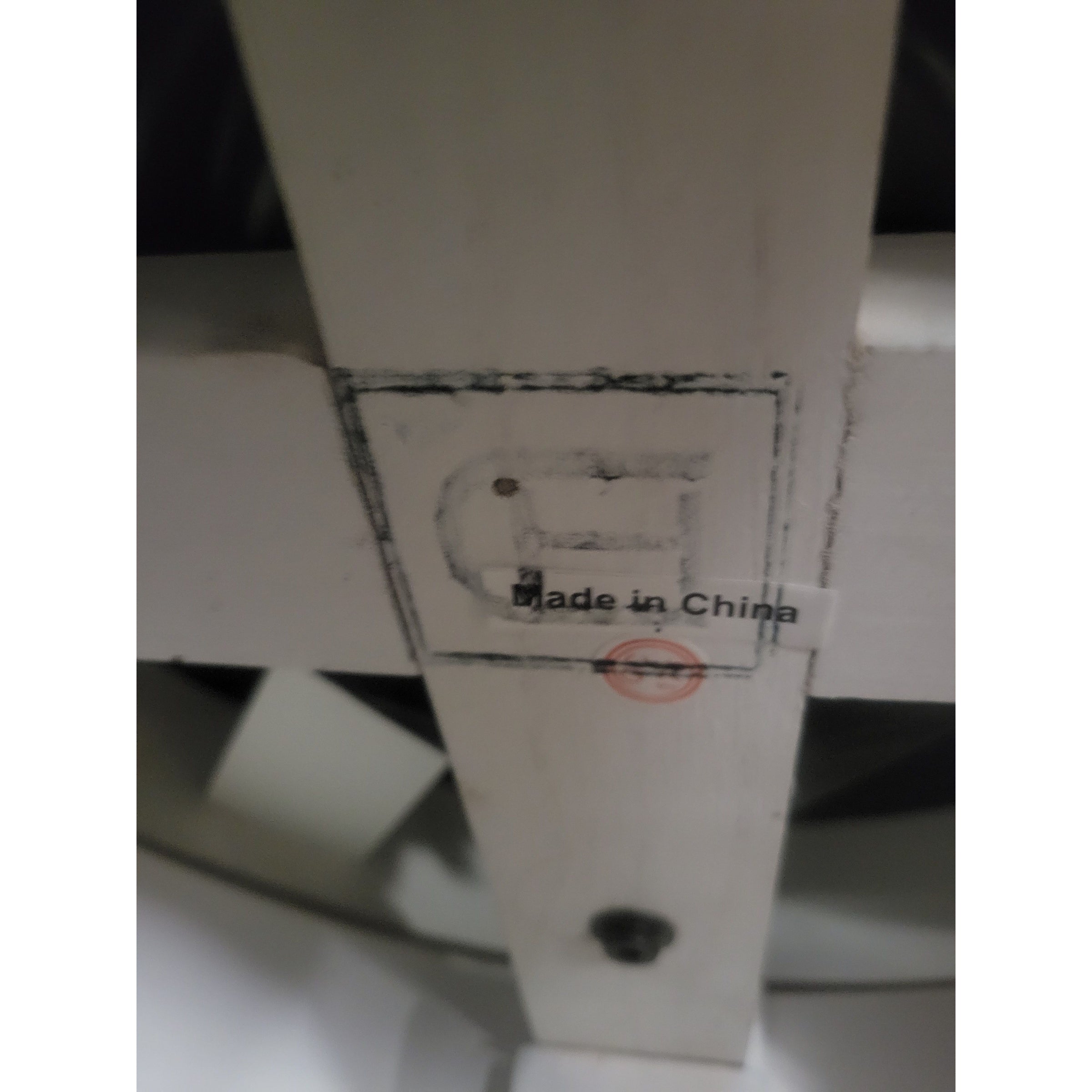 SET of 4 White Wood Cushioned Swivel Stools