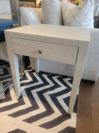PAIR of Shagreen 1-Drawer Nightstands (AS IS)