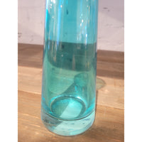 Teal Glass Bud Vase
