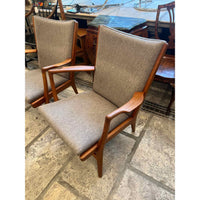 Pair of Hans Wegner Lounge Chairs
