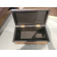 Vintage Handmade Carved Wood Box - colletteconsignment.com