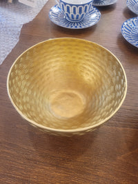 PAIR of Textured Brass Bowls