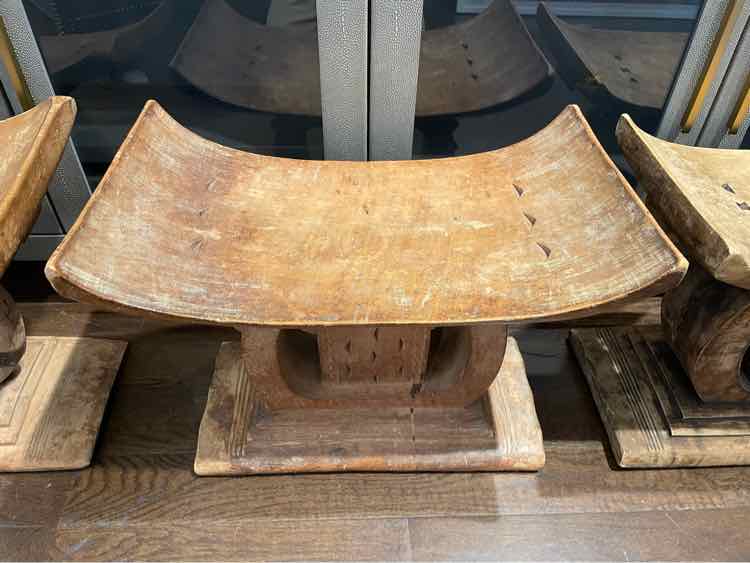 Ceremonial West African Ashanti Wood Stool