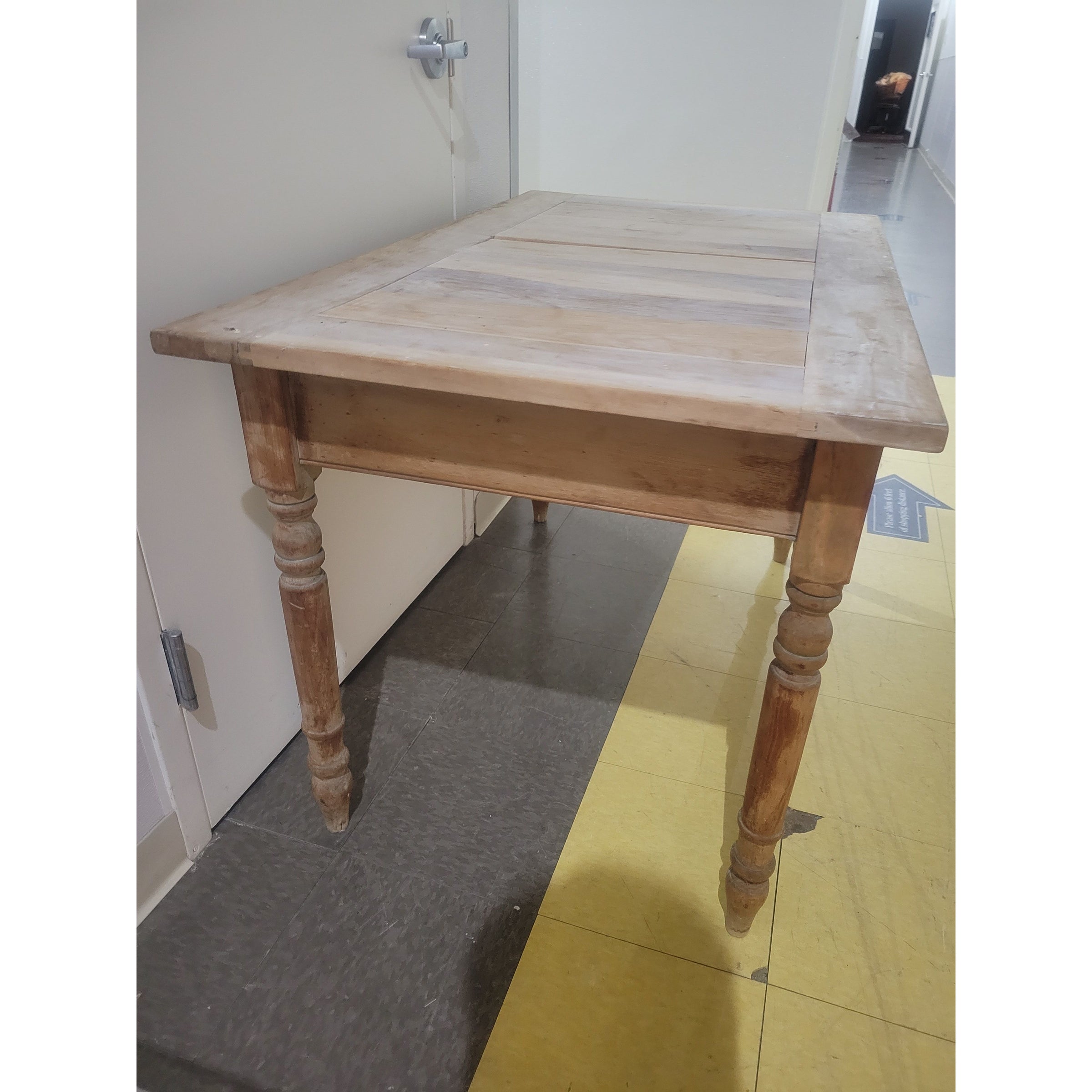 1-Drawer Pine Farmhouse Desk (AS IS)