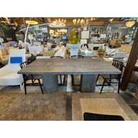 Arhaus Gray Wood Dining Table