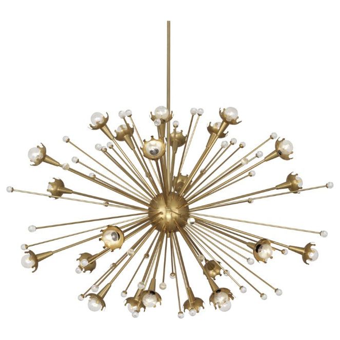 Jonathan Adler Giant Sputnik Brass Chandelier