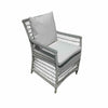 Malibu Square Wicker Chair in White