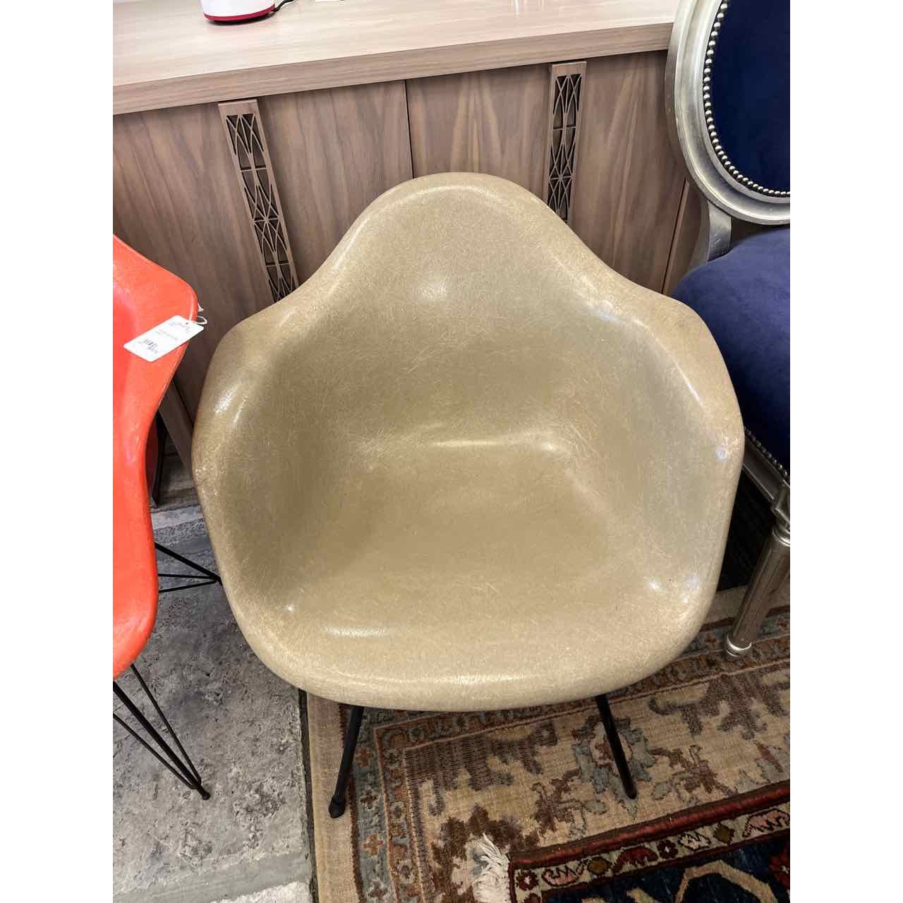 Yellow Eames Chair for Herman Miller - colletteconsignment.com