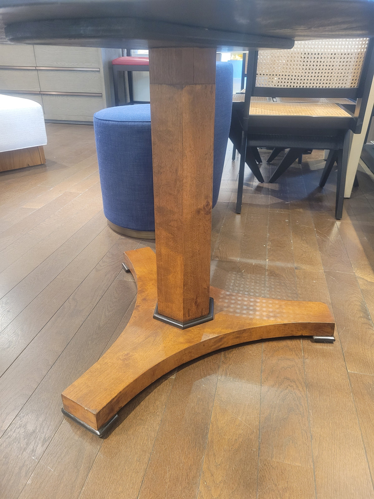 Antique Walnut Biedermeier Salon Table